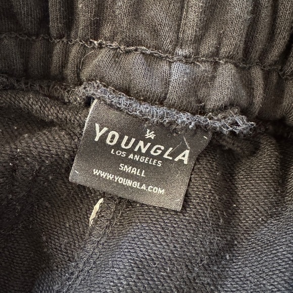 YoungLA Sweat Shorts Men’s Small Black - Picture 4 of 4